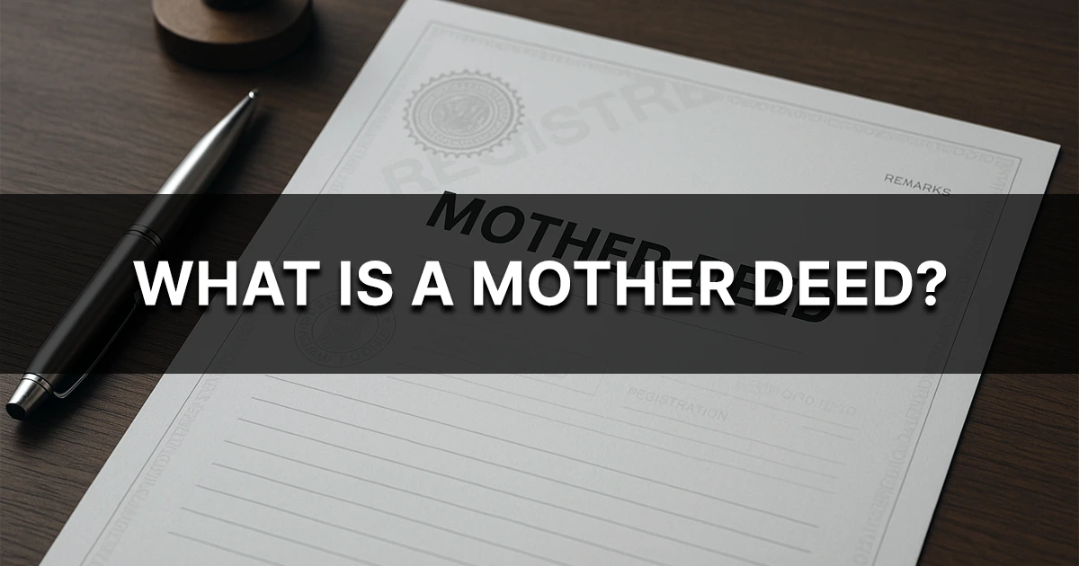 What Is a Mother Deed in Real Estate?